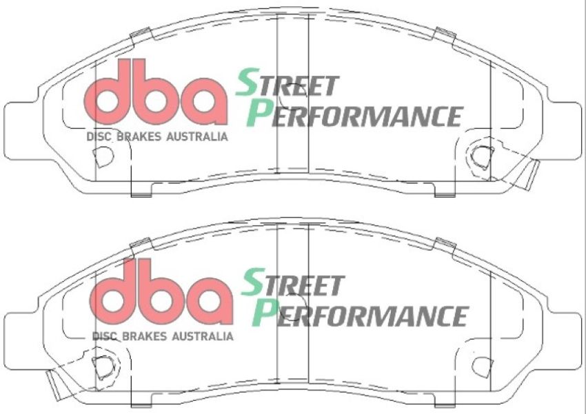 Disc Brakes Australia DB1468SP Front Street Performance Brake Pads