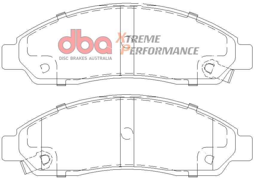 Disc Brakes Australia DB1468XP Front Xtreme Performance Brake Pads