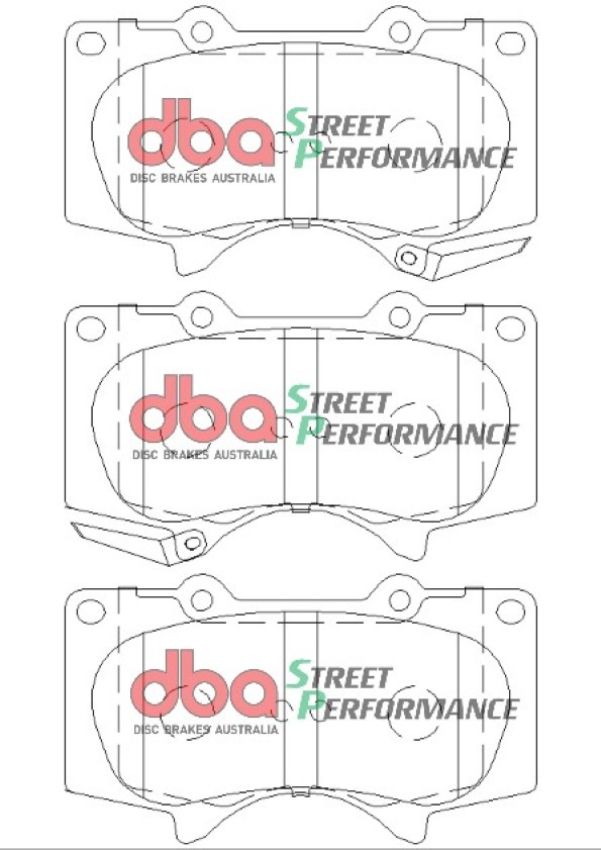 Disc Brakes Australia DB1482SP Front Street Performance Brake Pads
