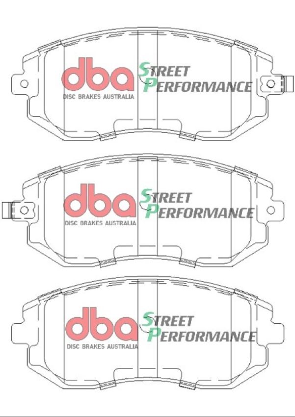 Disc Brakes Australia DB1491SP Front Street Performance Brake Pads