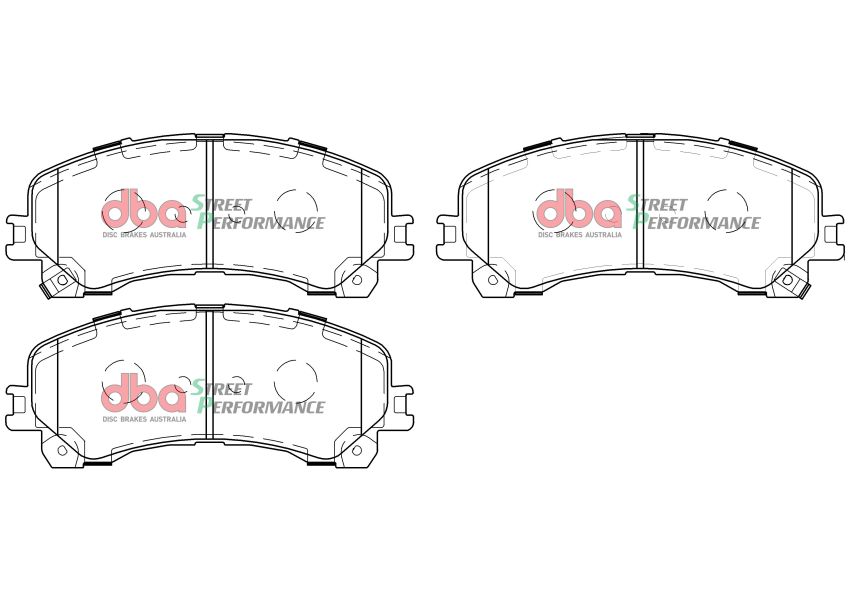 Disc Brakes Australia DB15000SP Front Street Performance Brake Pads
