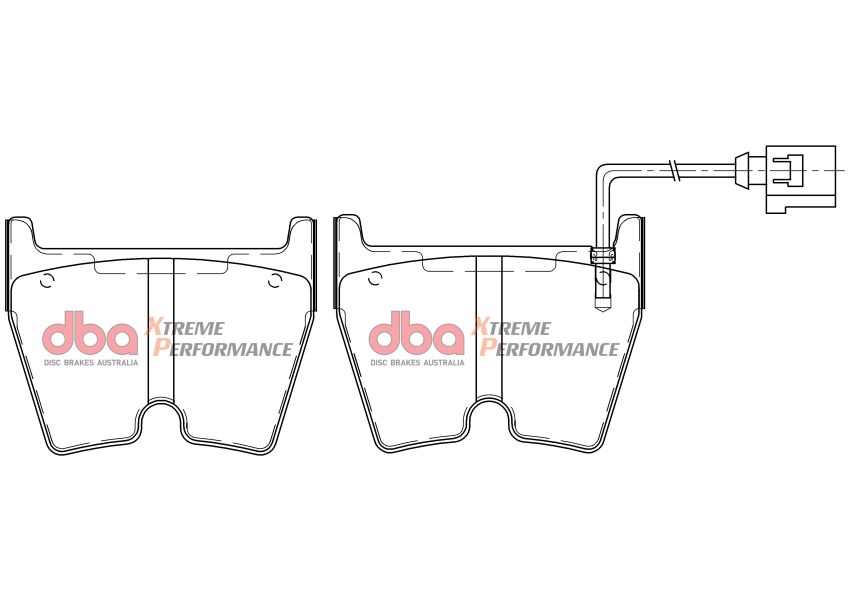 Disc Brakes Australia DB15005XP Front Xtreme Performance Brake Pads