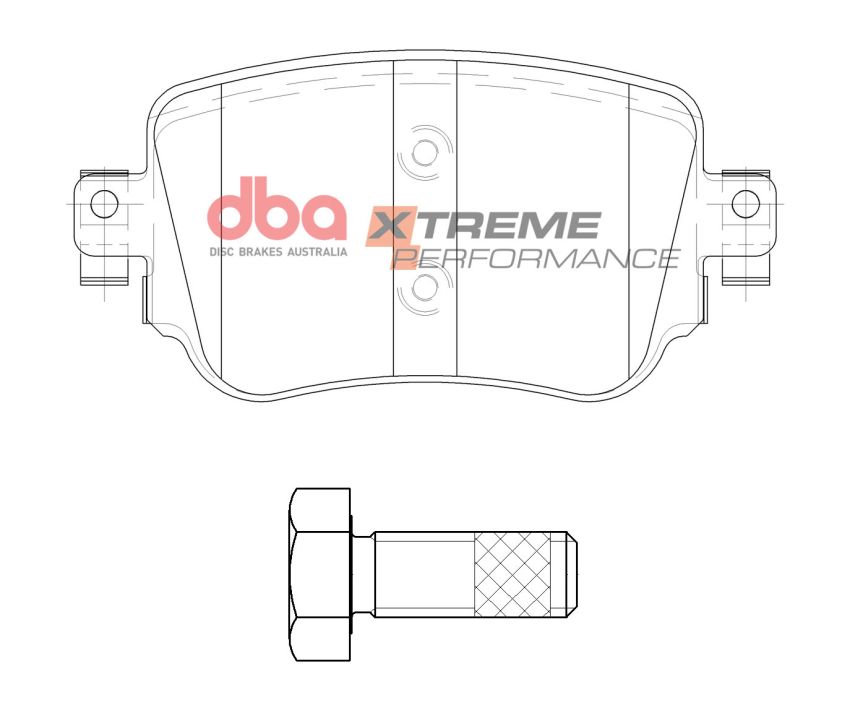 Disc Brakes Australia DB15009XP Rear Xtreme Performance Brake Pads