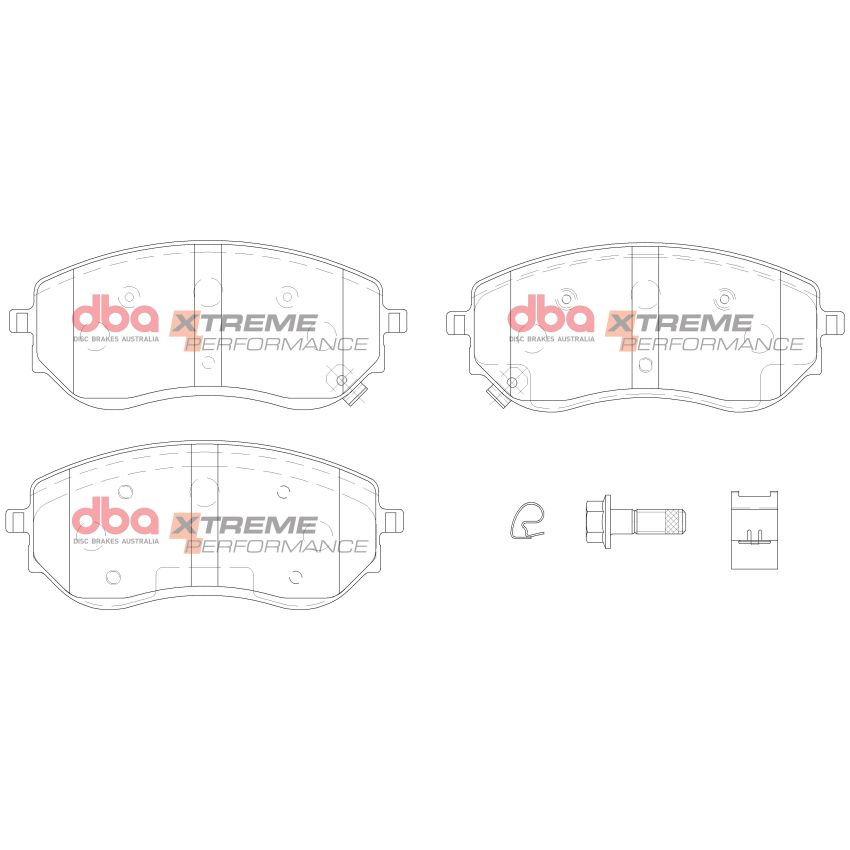 Disc Brakes Australia DB15014XP Front Xtreme Performance Brake Pads