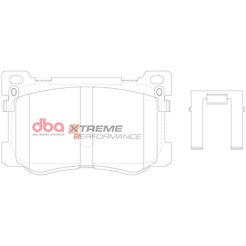 Disc Brakes Australia DB15021XP Front Xtreme Performance Brake Pads