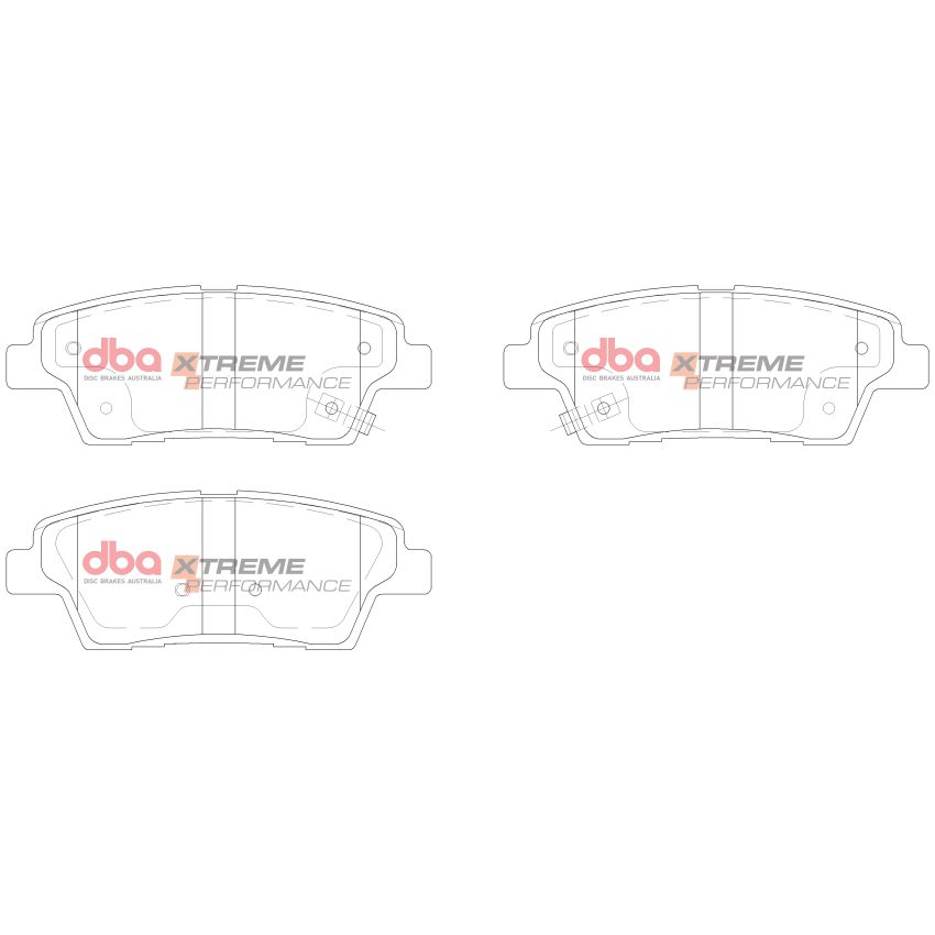 Disc Brakes Australia DB15022XP Rear Xtreme Performance Brake Pads