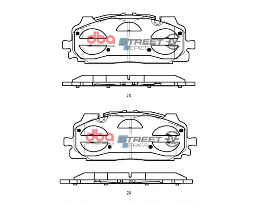 Disc Brakes Australia DB15030SSEV Front Street Series EV Brake Pads