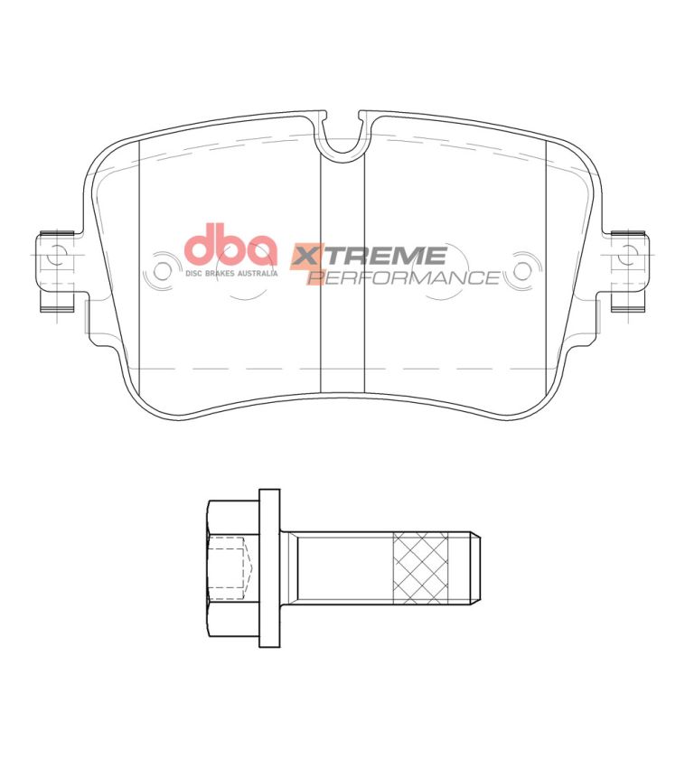 Disc Brakes Australia DB15031XP Rear Xtreme Performance Brake Pads