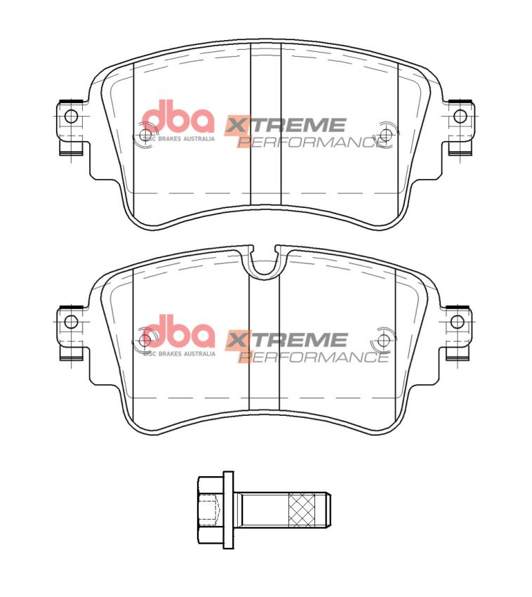 Disc Brakes Australia DB15032XP Rear Xtreme Performance Brake Pads