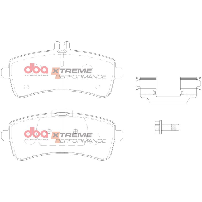 Disc Brakes Australia DB15034XP Rear Xtreme Performance Brake Pads