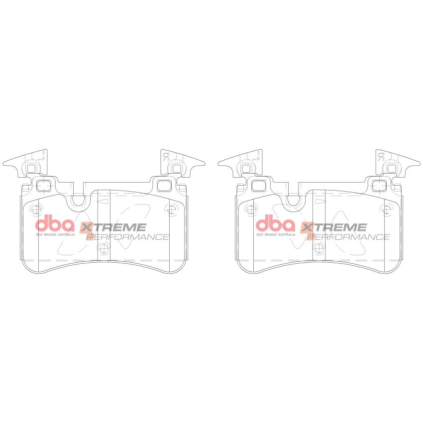 Disc Brakes Australia DB15037XP Rear Xtreme Performance Brake Pads