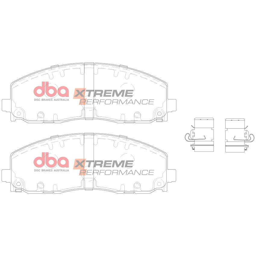 Disc Brakes Australia DB15038XP Front Xtreme Performance Brake Pads