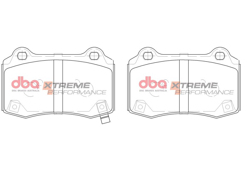 Disc Brakes Australia DB15041XP Rear Xtreme Performance Brake Pads
