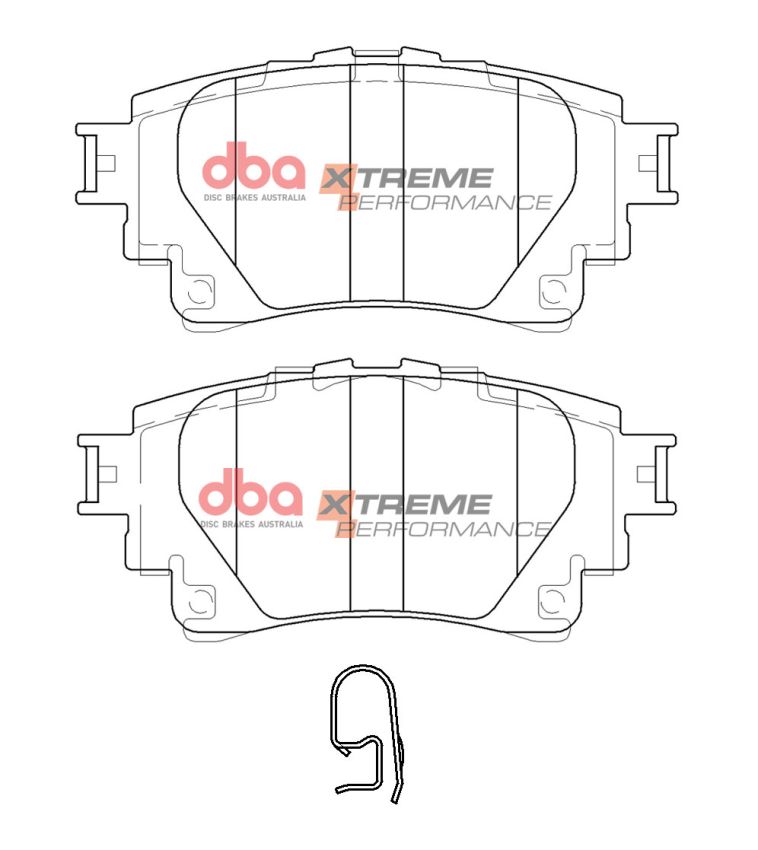 Disc Brakes Australia DB15044XP Rear Xtreme Performance Brake Pads