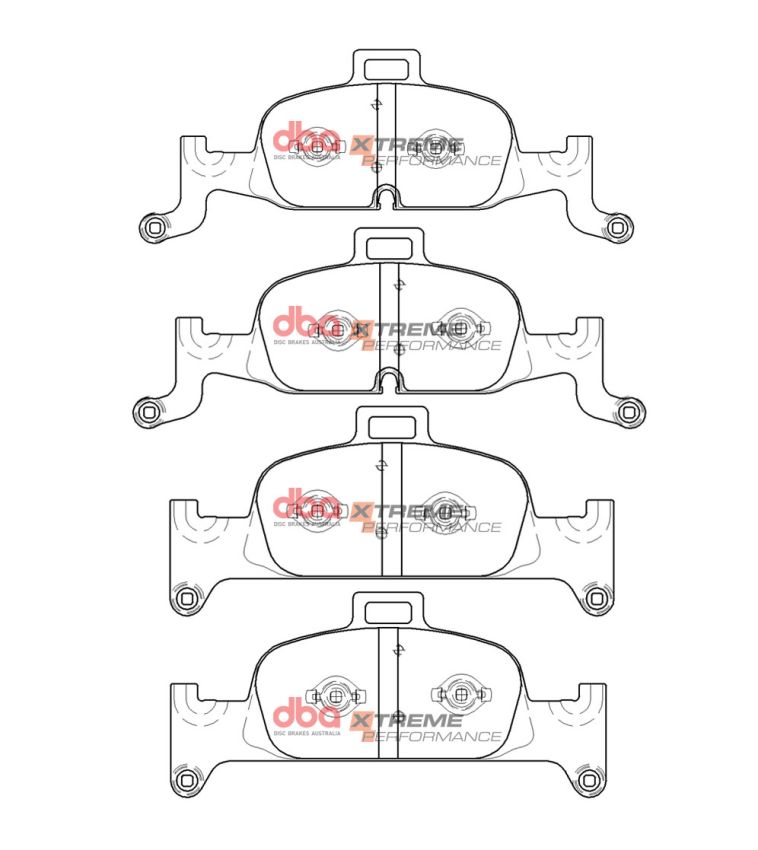 Disc Brakes Australia DB15060XP Front Xtreme Performance Brake Pads