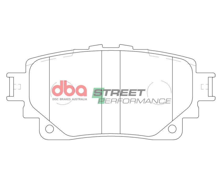 Disc Brakes Australia DB15068SP Rear Street Performance Brake Pads