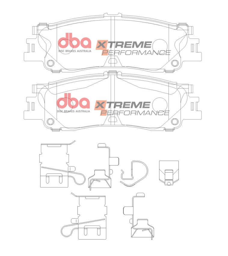 Disc Brakes Australia DB15078XP Rear Xtreme Performance Brake Pads
