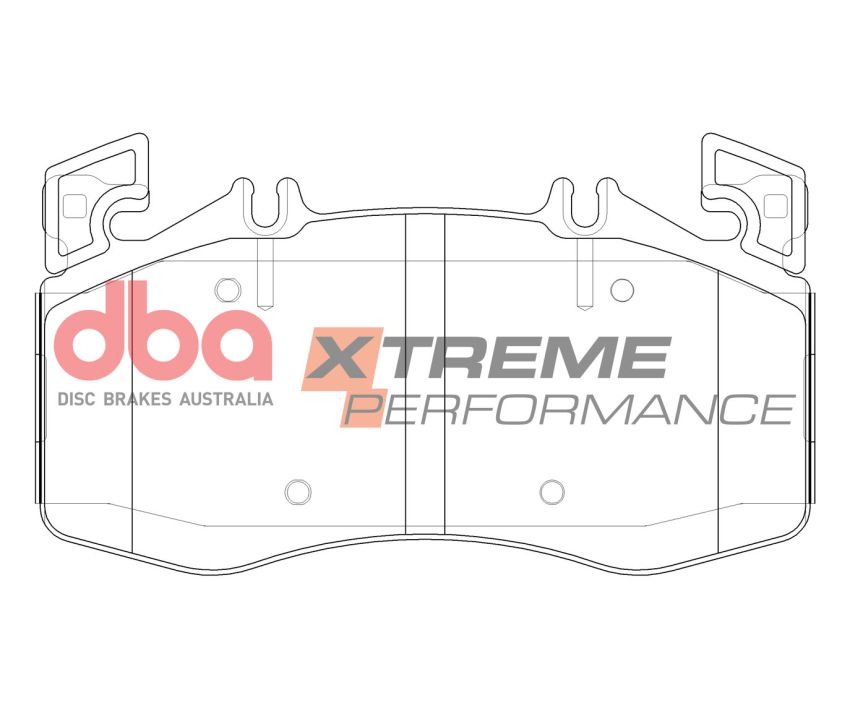 Disc Brakes Australia DB15081XP Front Xtreme Performance Brake Pads
