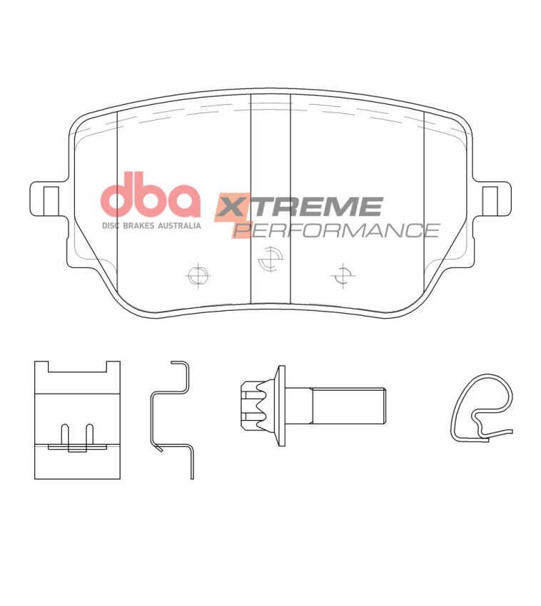 Disc Brakes Australia DB15082XP Rear Xtreme Performance Brake Pads
