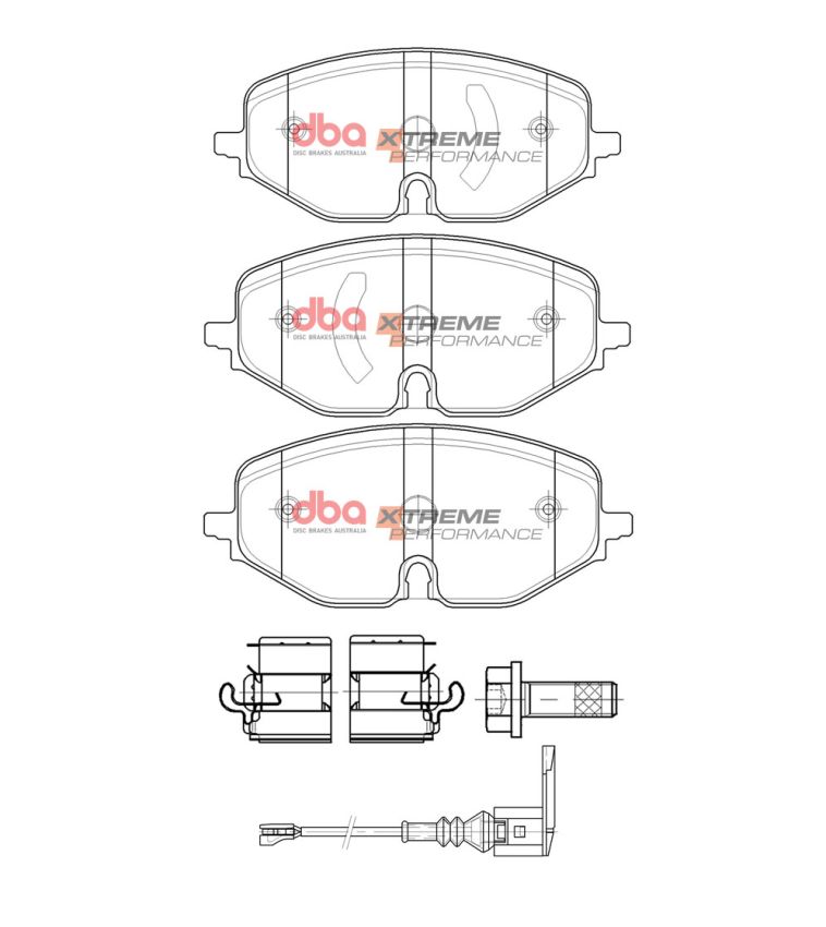 Disc Brakes Australia DB15091XP Front Xtreme Performance Brake Pads