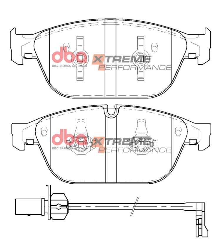 Disc Brakes Australia DB15099XP Front Xtreme Performance Brake Pads