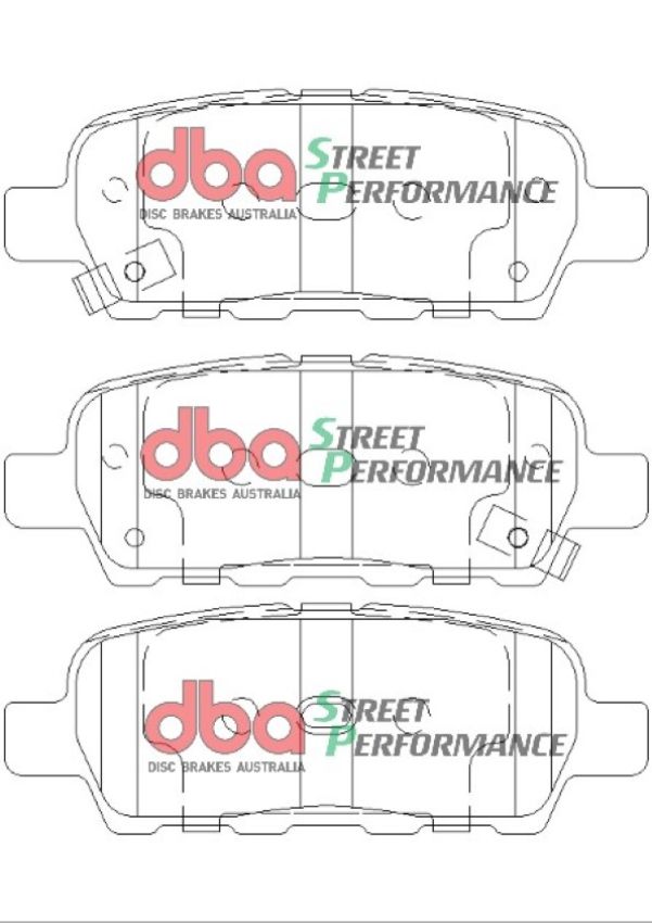 Disc Brakes Australia DB1509SP Rear Street Performance Brake Pads