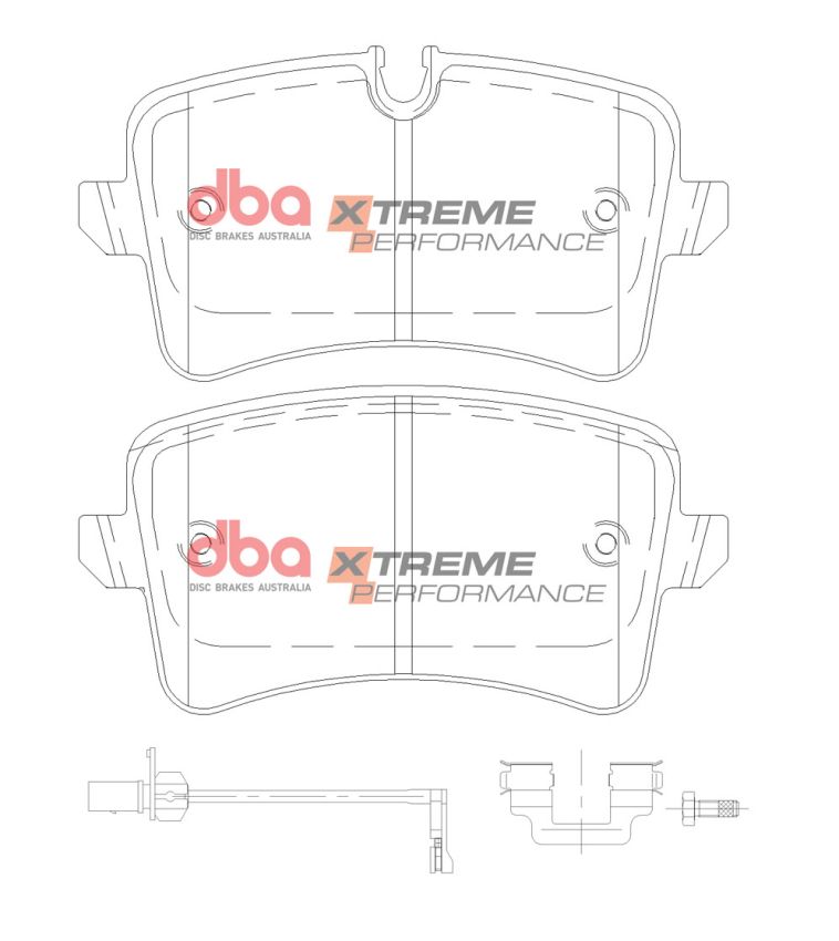 Disc Brakes Australia DB15101XP Rear Xtreme Performance Brake Pads