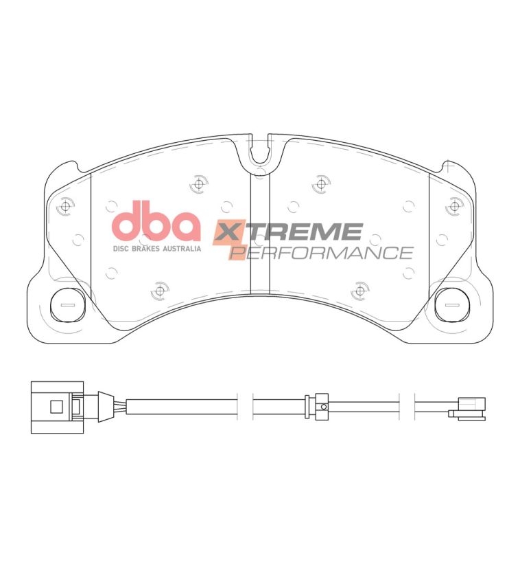 Disc Brakes Australia DB15102XP Front Xtreme Performance Brake Pads