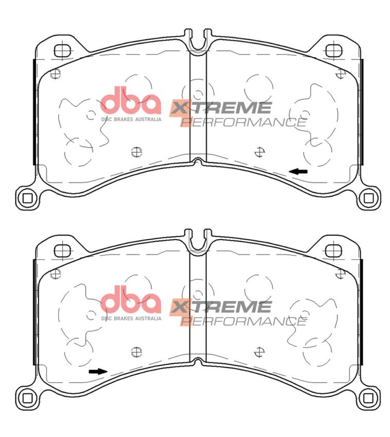 Disc Brakes Australia DB15118XP Front Xtreme Performance Brake Pads