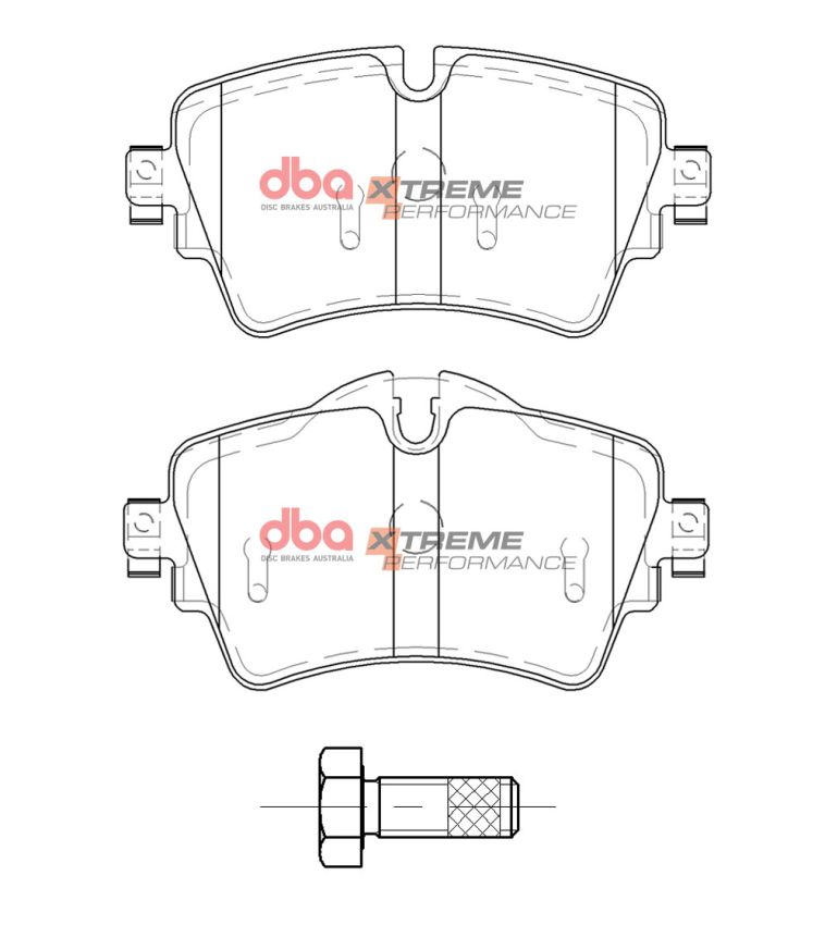 Disc Brakes Australia DB15119XP Front Xtreme Performance Brake Pads
