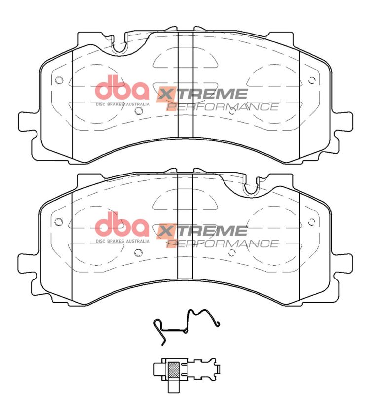 Disc Brakes Australia DB15124XP Front Xtreme Performance Brake Pads