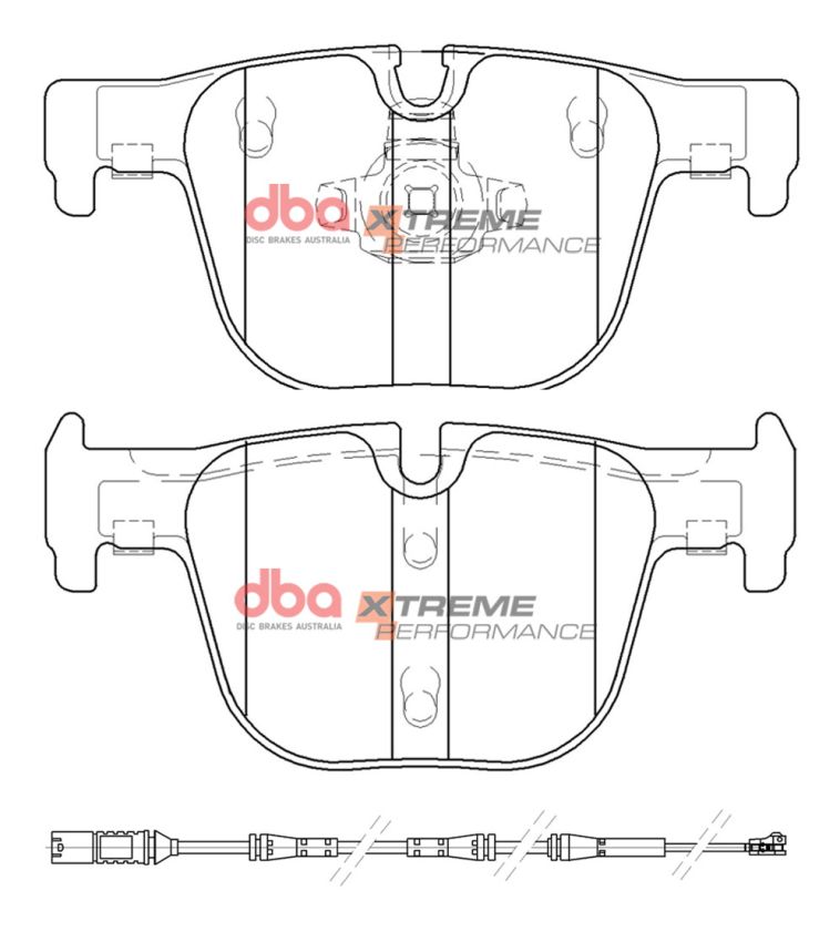 Disc Brakes Australia DB15126XP Rear Xtreme Performance Brake Pads