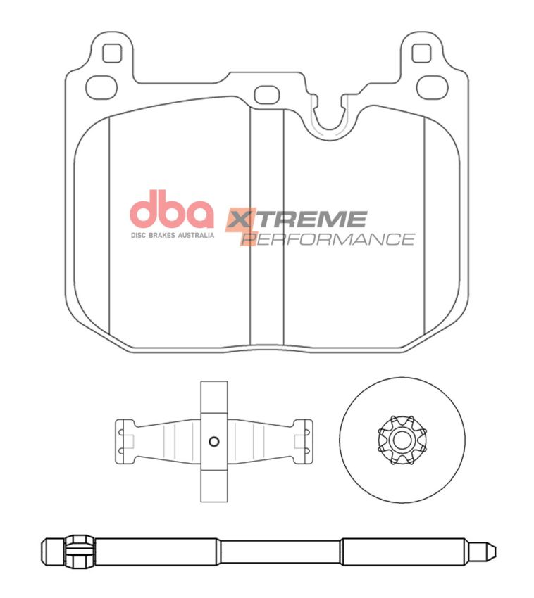 Disc Brakes Australia DB15131XP Front Xtreme Performance Brake Pads