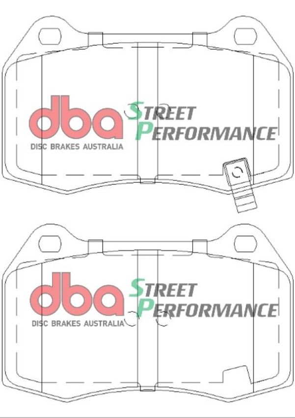 Disc Brakes Australia DB1520SP Front Street Performance Brake Pads