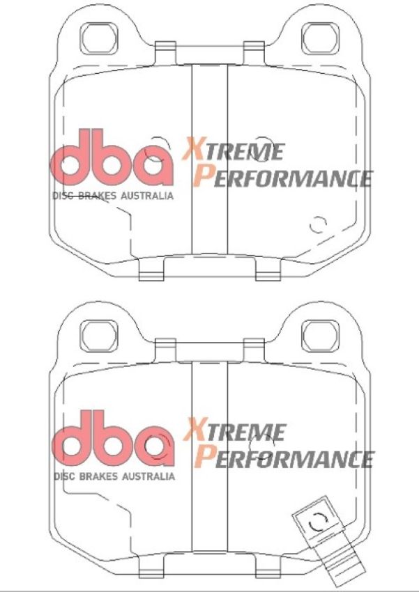 Disc Brakes Australia DB1521XP Rear Xtreme Performance Brake Pads