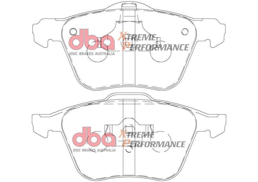 Disc Brakes Australia DB1658XP Front Xtreme Performance Brake Pads