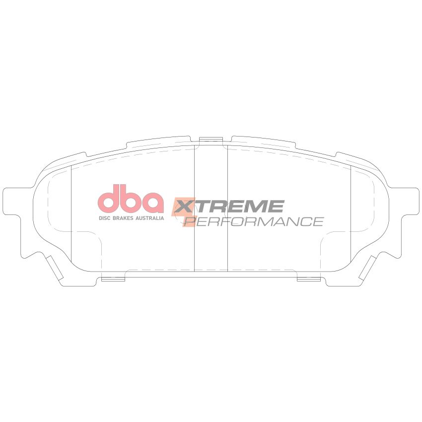 Disc Brakes Australia DB1672XP Rear Xtreme Performance Brake Pads