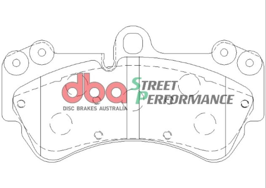 Disc Brakes Australia DB1676SP Front Street Performance Brake Pads