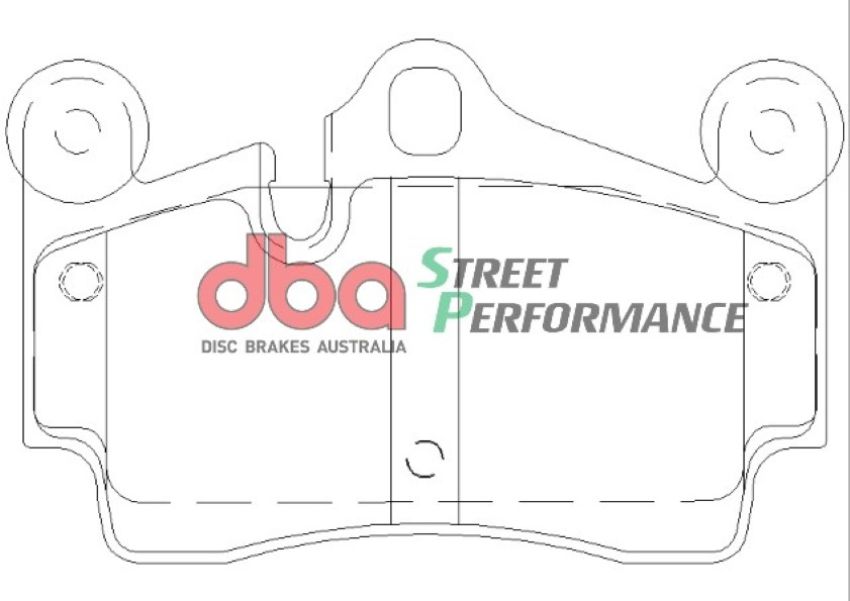 Disc Brakes Australia DB1677SP Rear Street Performance Brake Pads