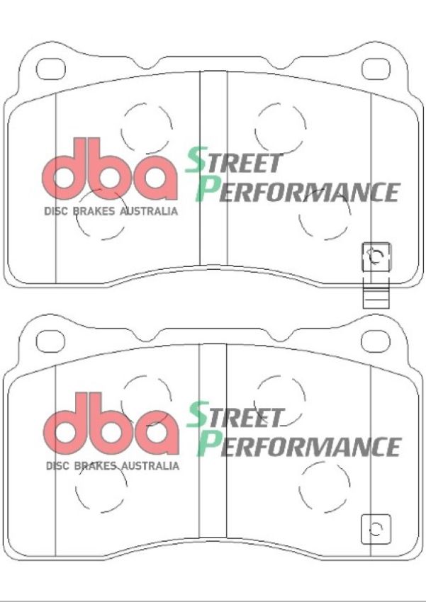 Disc Brakes Australia DB1678SP Rear Street Performance Brake Pads