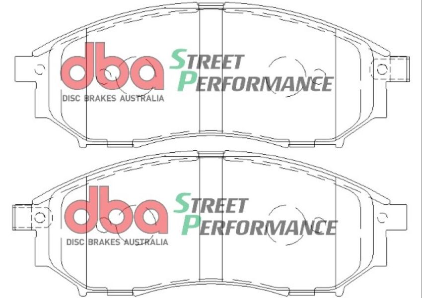 Disc Brakes Australia DB1696SP Front Street Performance Brake Pads