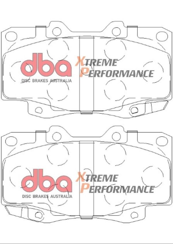 Disc Brakes Australia DB1739XP Front Xtreme Performance Brake Pads