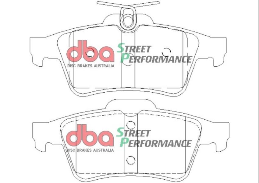 Disc Brakes Australia DB1763SP Rear Street Performance Brake Pads