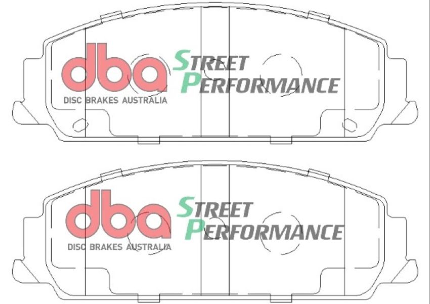 Disc Brakes Australia DB1765SP Front Street Performance Brake Pads