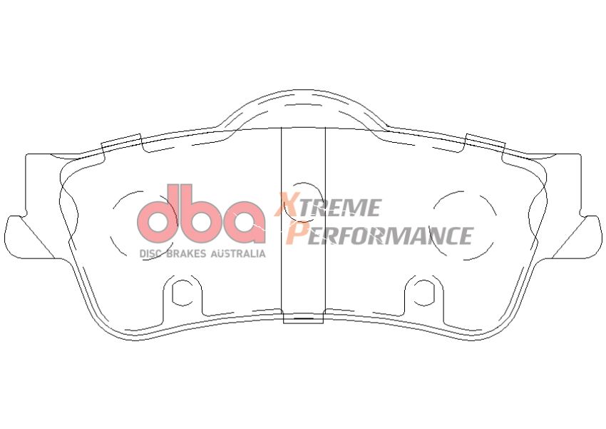 Disc Brakes Australia DB1766XP Rear Xtreme Performance Brake Pads
