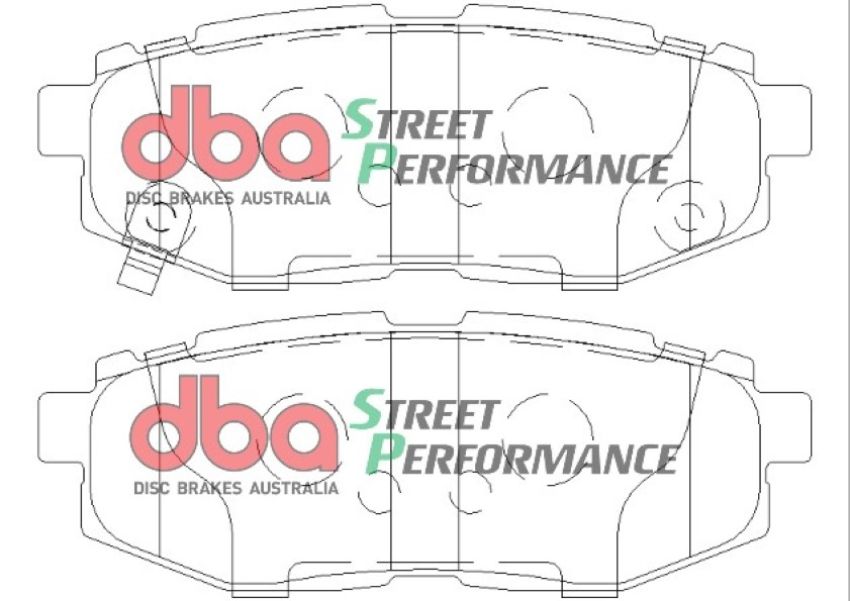 Disc Brakes Australia DB1789SP Rear Street Performance Brake Pads
