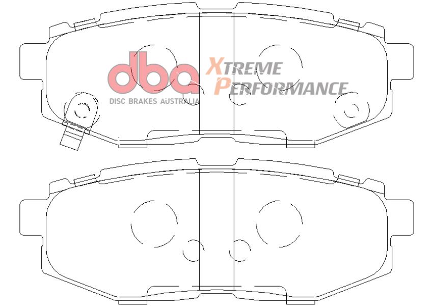 Disc Brakes Australia DB1789XP Rear Xtreme Performance Brake Pads