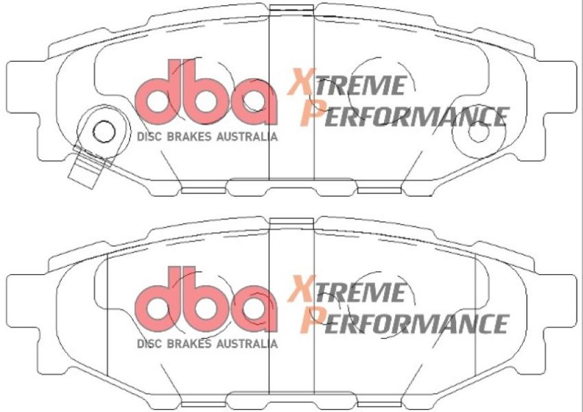 Disc Brakes Australia DB1803XP Rear Xtreme Performance Brake Pads