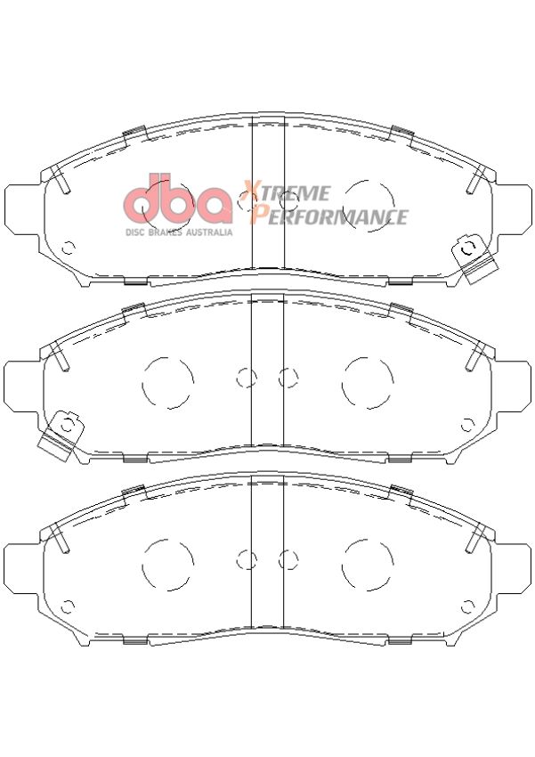 Disc Brakes Australia DB1835XP Front Xtreme Performance Brake Pads