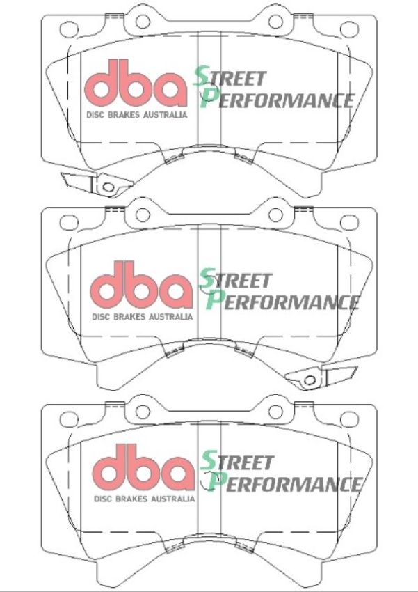 Disc Brakes Australia DB1838SP Front Street Performance Brake Pads